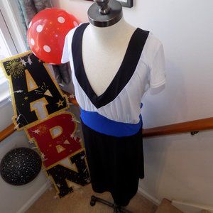 Melissa Harper Color Block Dress Plus Size 16W